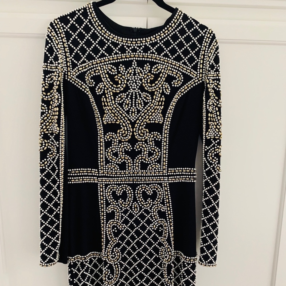 Xscape beaded cocktail dress. Worn once. Size 6.